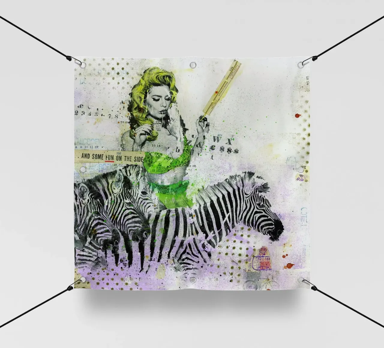 And some fun on the side telo in pvc da Tameo