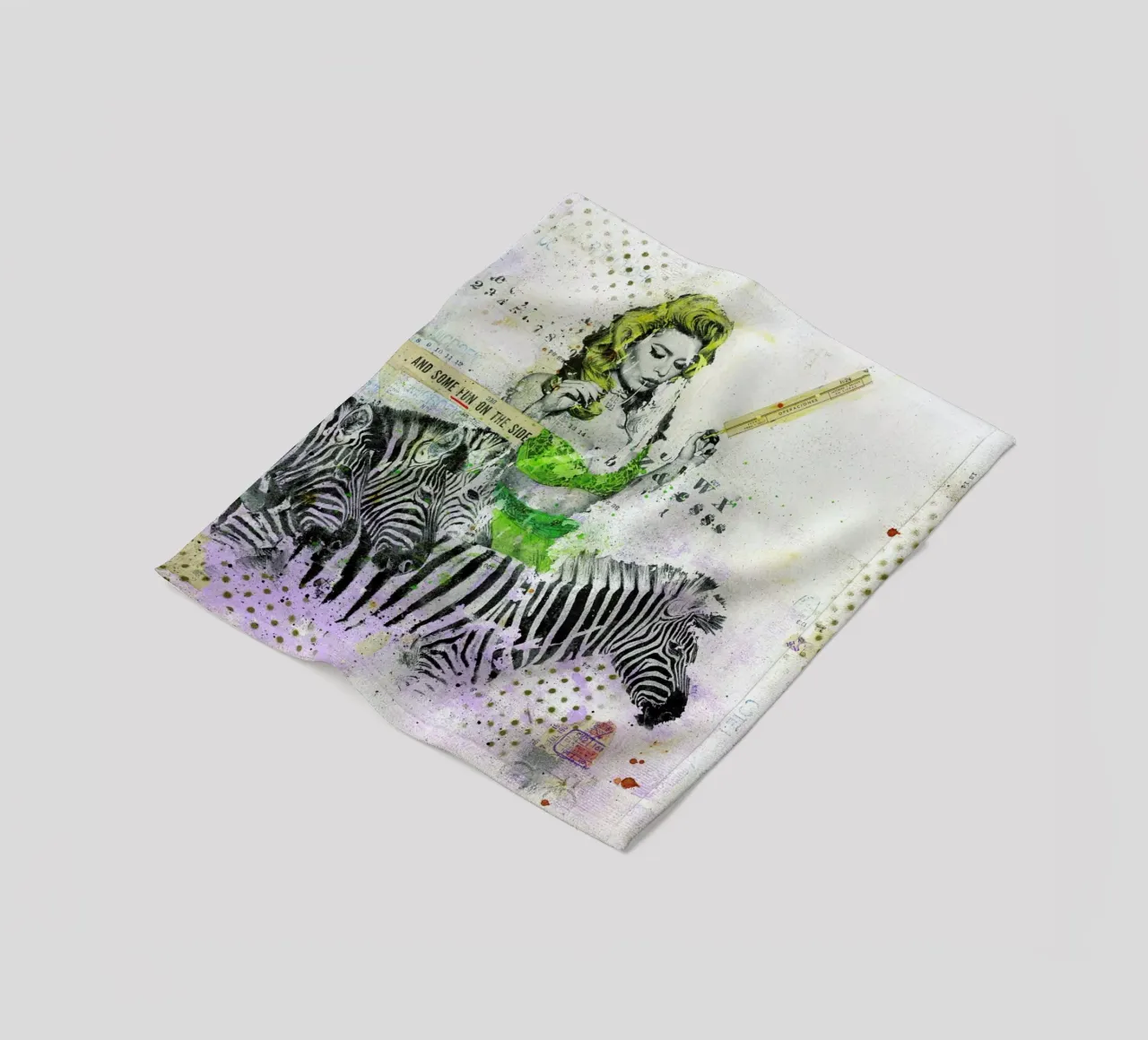 And some fun on the side coperta in pile da Tameo