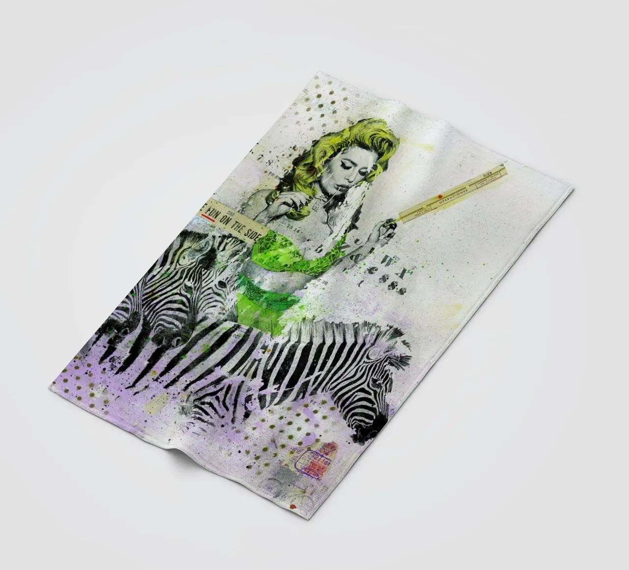 And some fun on the side coperta in pile da Tameo