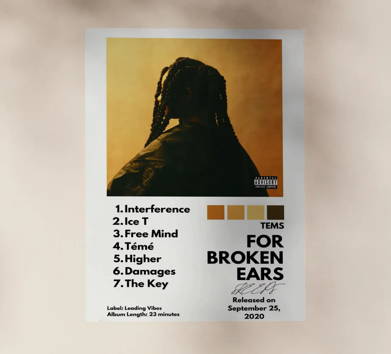 Tems For Broken Ears pellicola backlit da Roronoa7