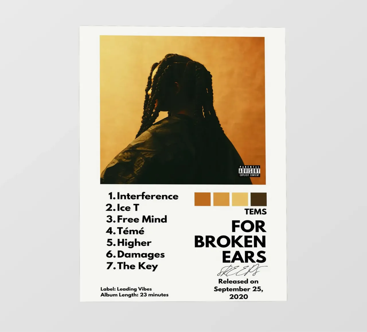 Tems For Broken Ears telo in pvc da Roronoa7