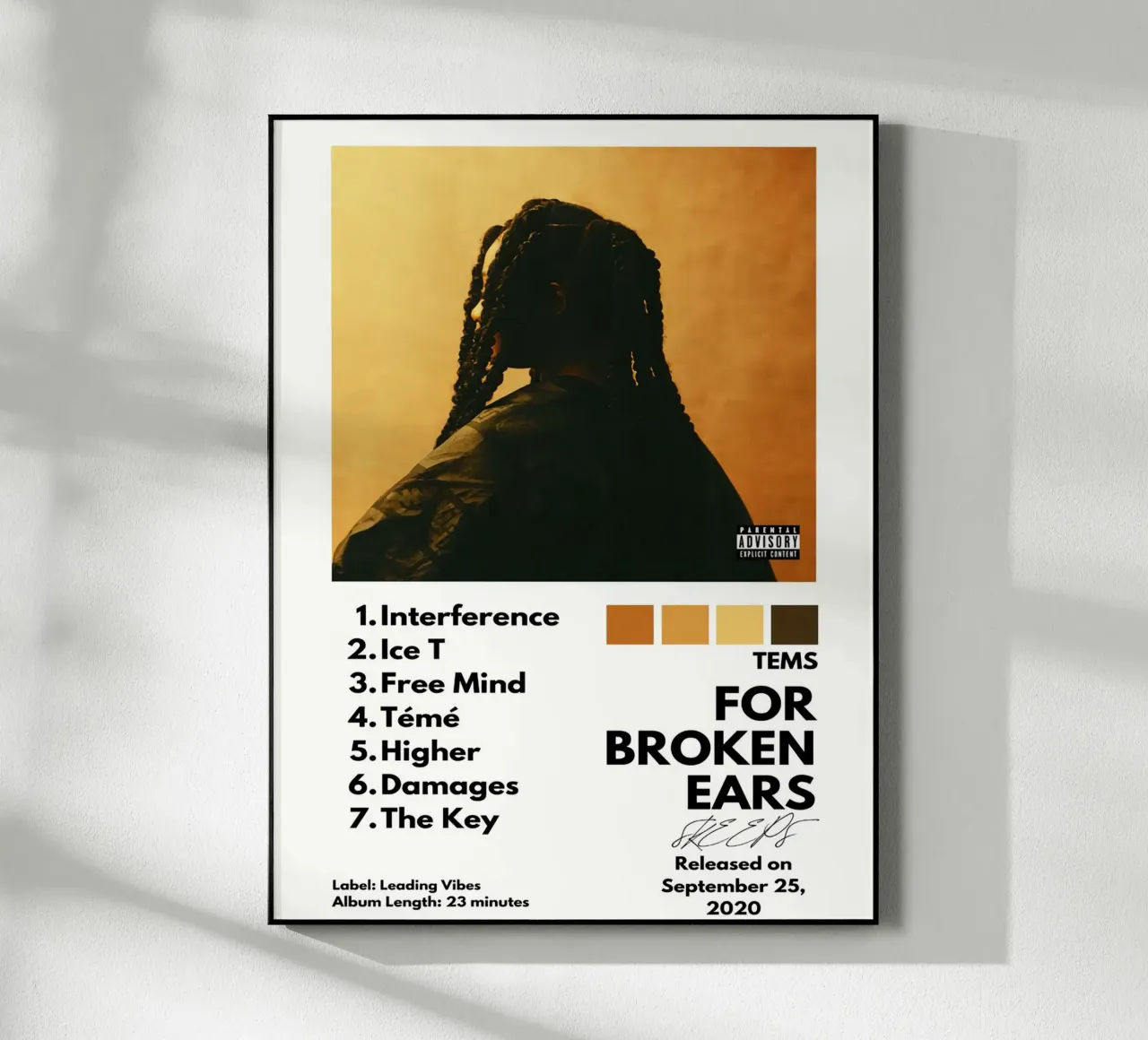 Tems For Broken Ears plexiglass da Roronoa7