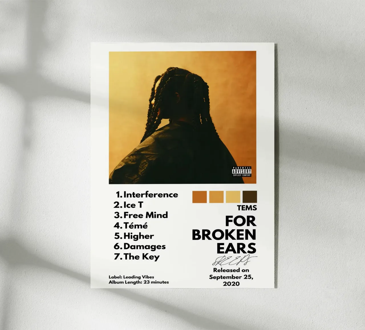 Tems For Broken Ears plexiglass da Roronoa7