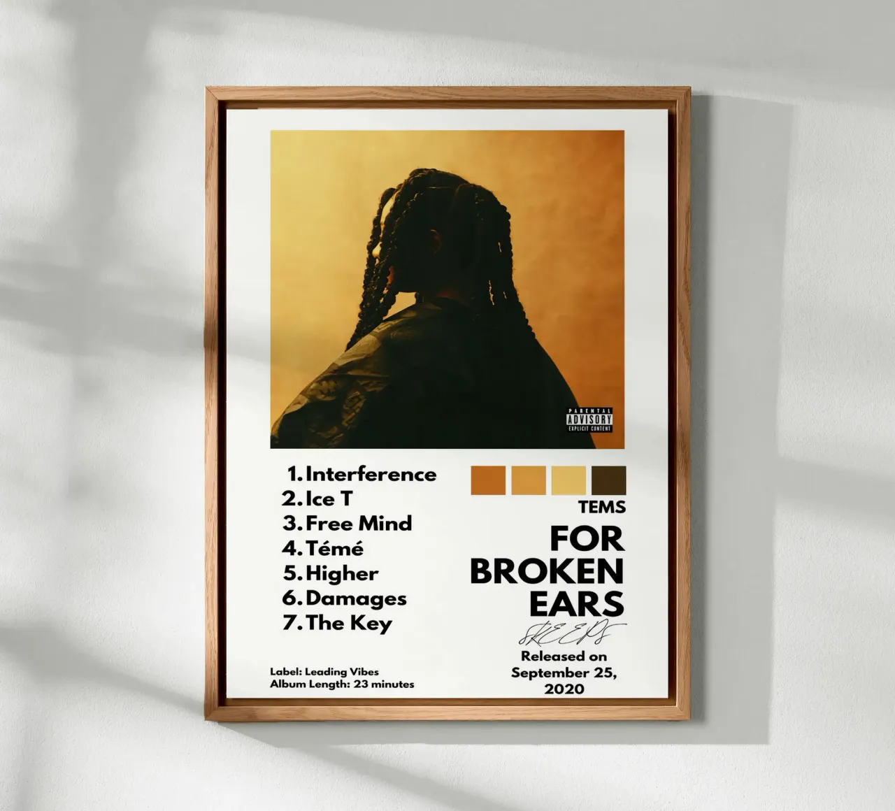 Tems For Broken Ears alluminio dibond da Roronoa7