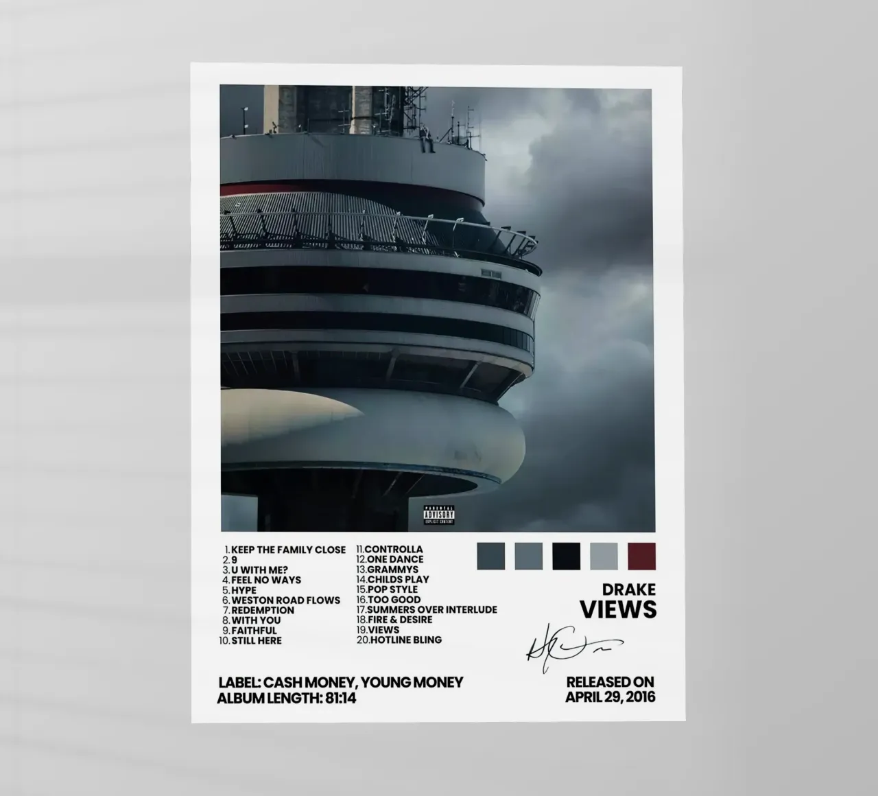 Drake Views pellicola backlit da Roronoa7