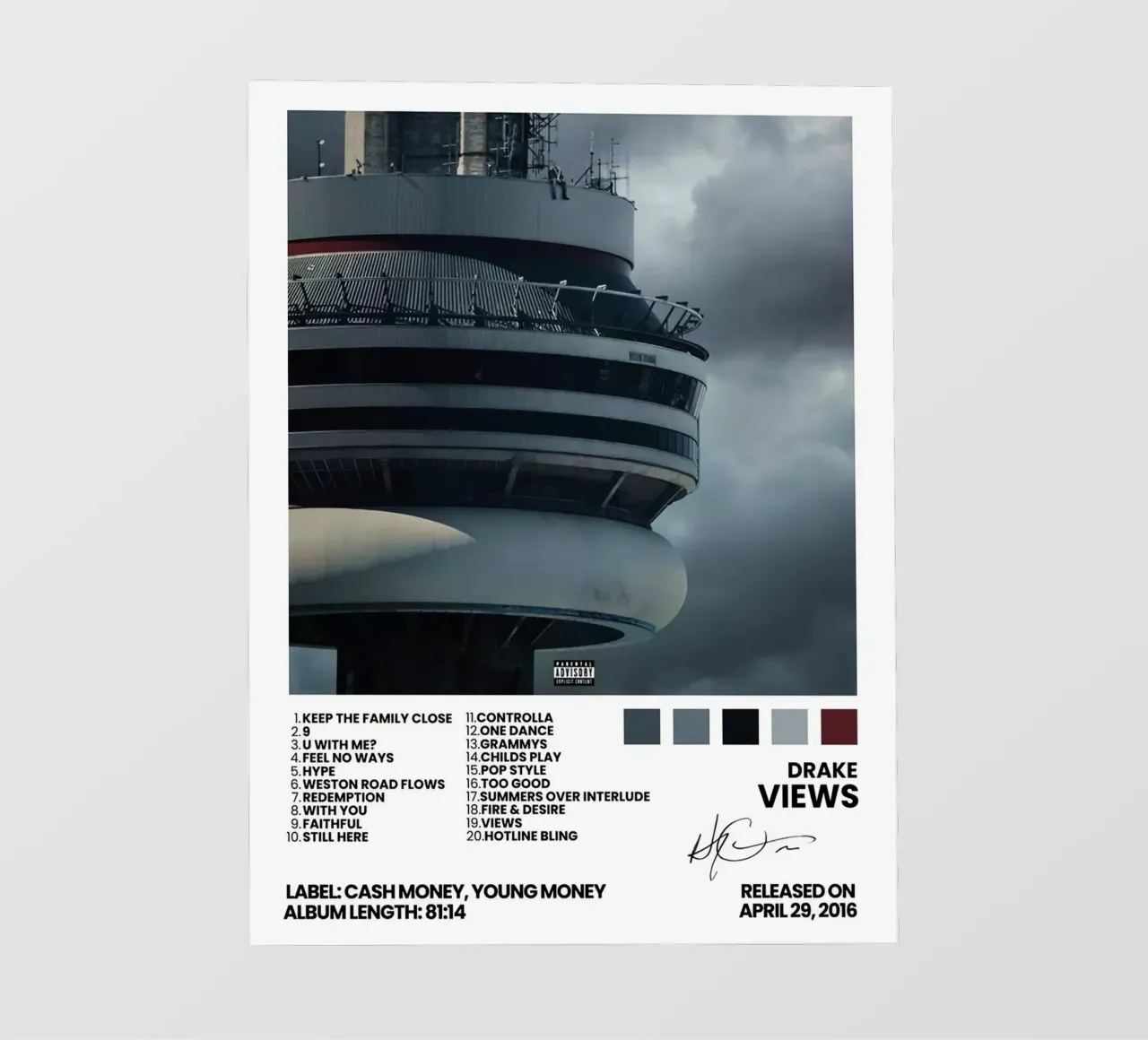 Drake Views pellicola backlit da Roronoa7