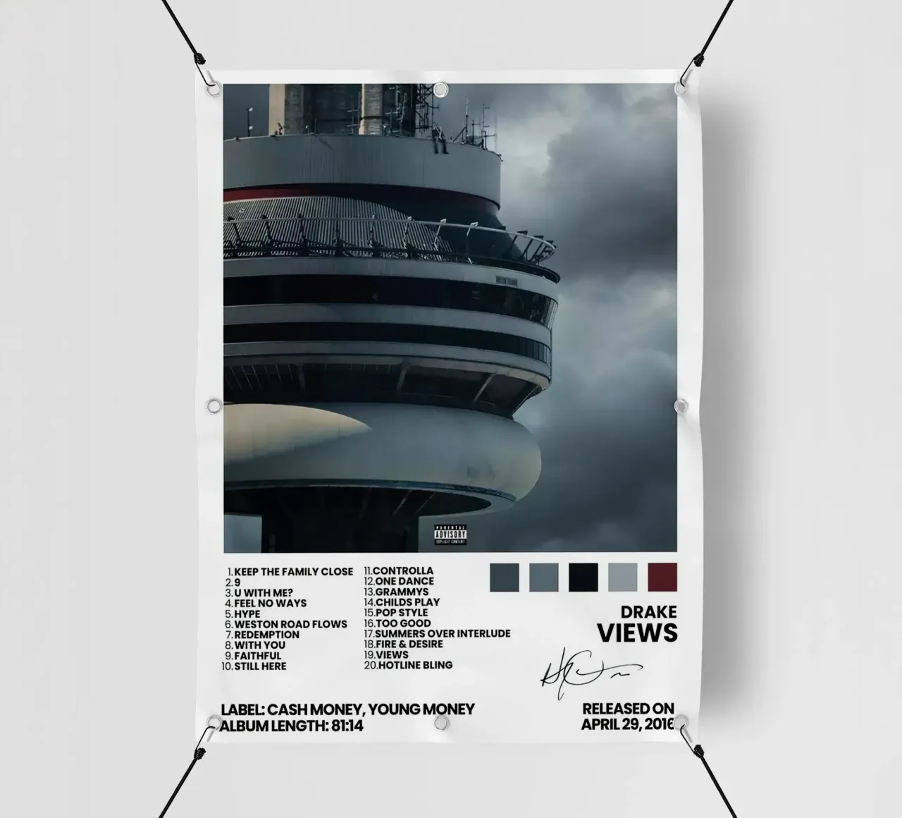 Drake Views telo in pvc da Roronoa7