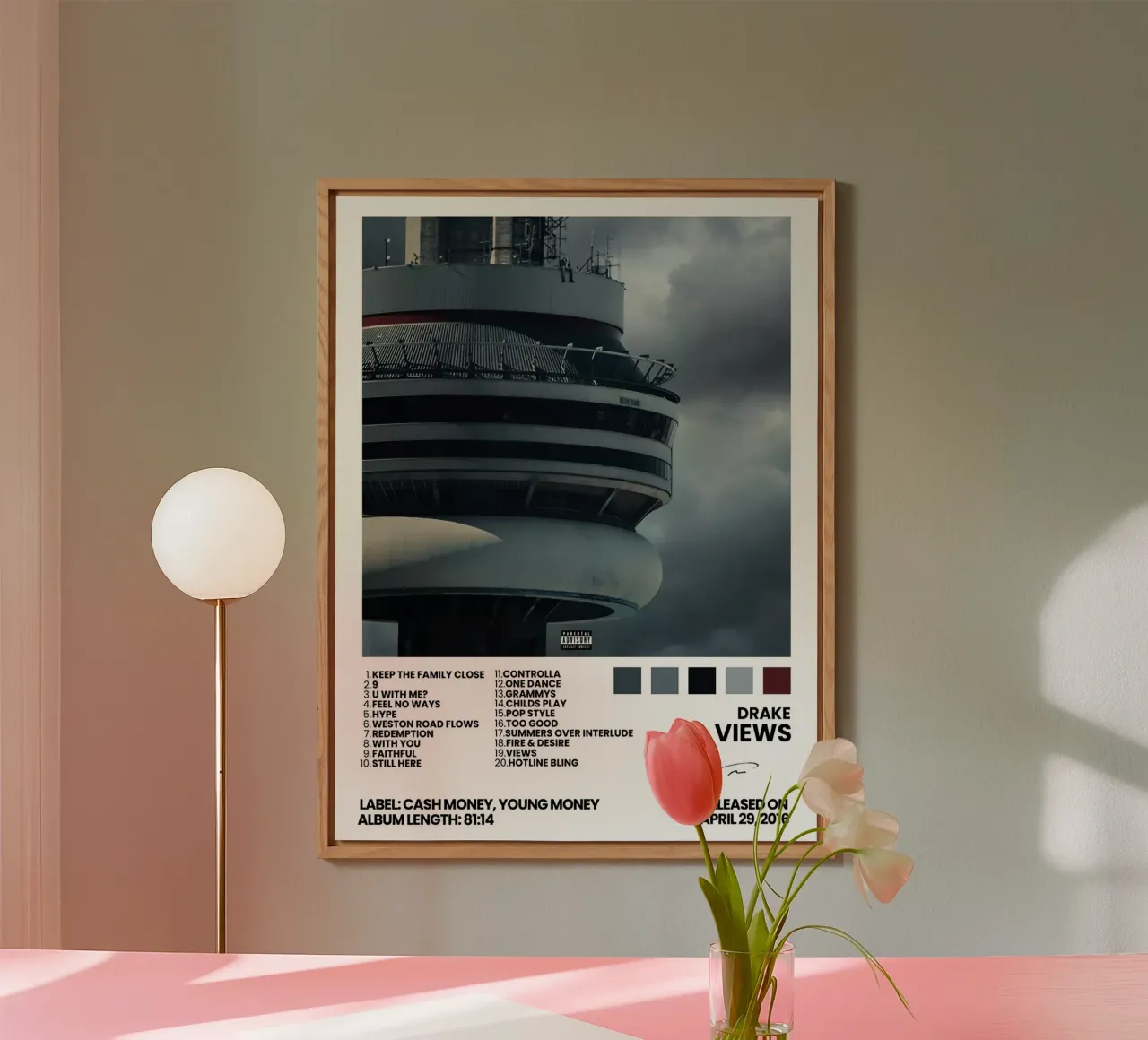 Drake Views alluminio dibond da Roronoa7