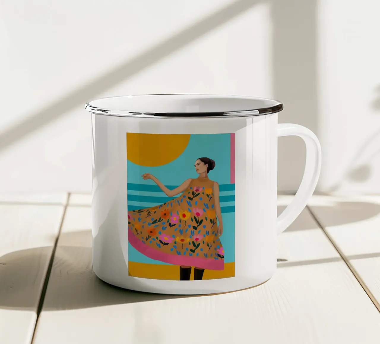 Under the Sun tazza in smalto da cityart