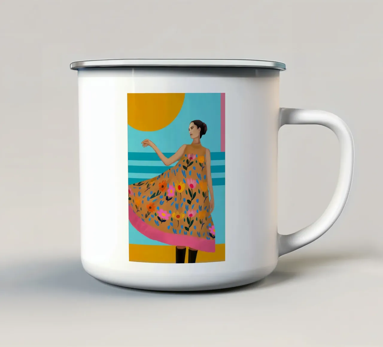 Under the Sun tazza in smalto da cityart