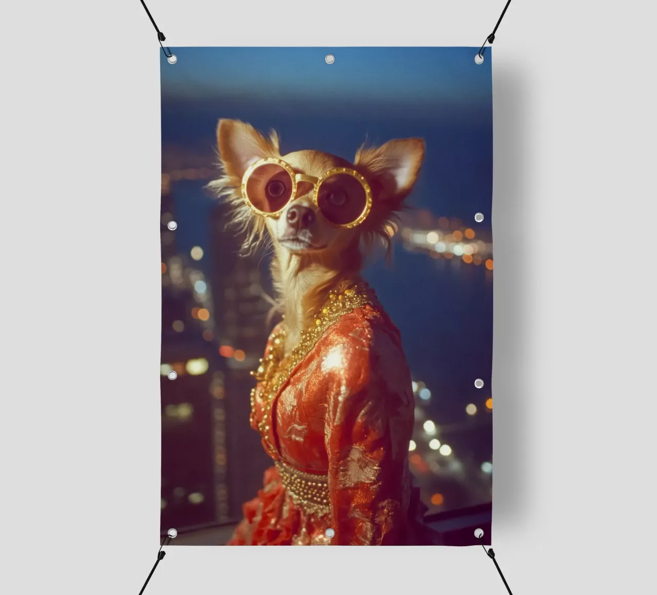 Samantha telo in pvc da Affiches Chien Originales – Dogland