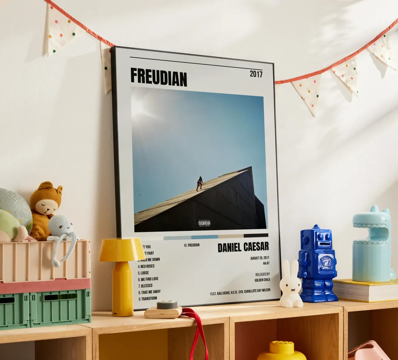 Daniel Caesar Freudian alluminio dibond da Raptor Metafora