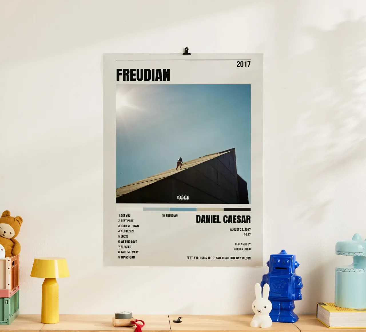 Daniel Caesar Freudian carta hahnemühle da Raptor Metafora