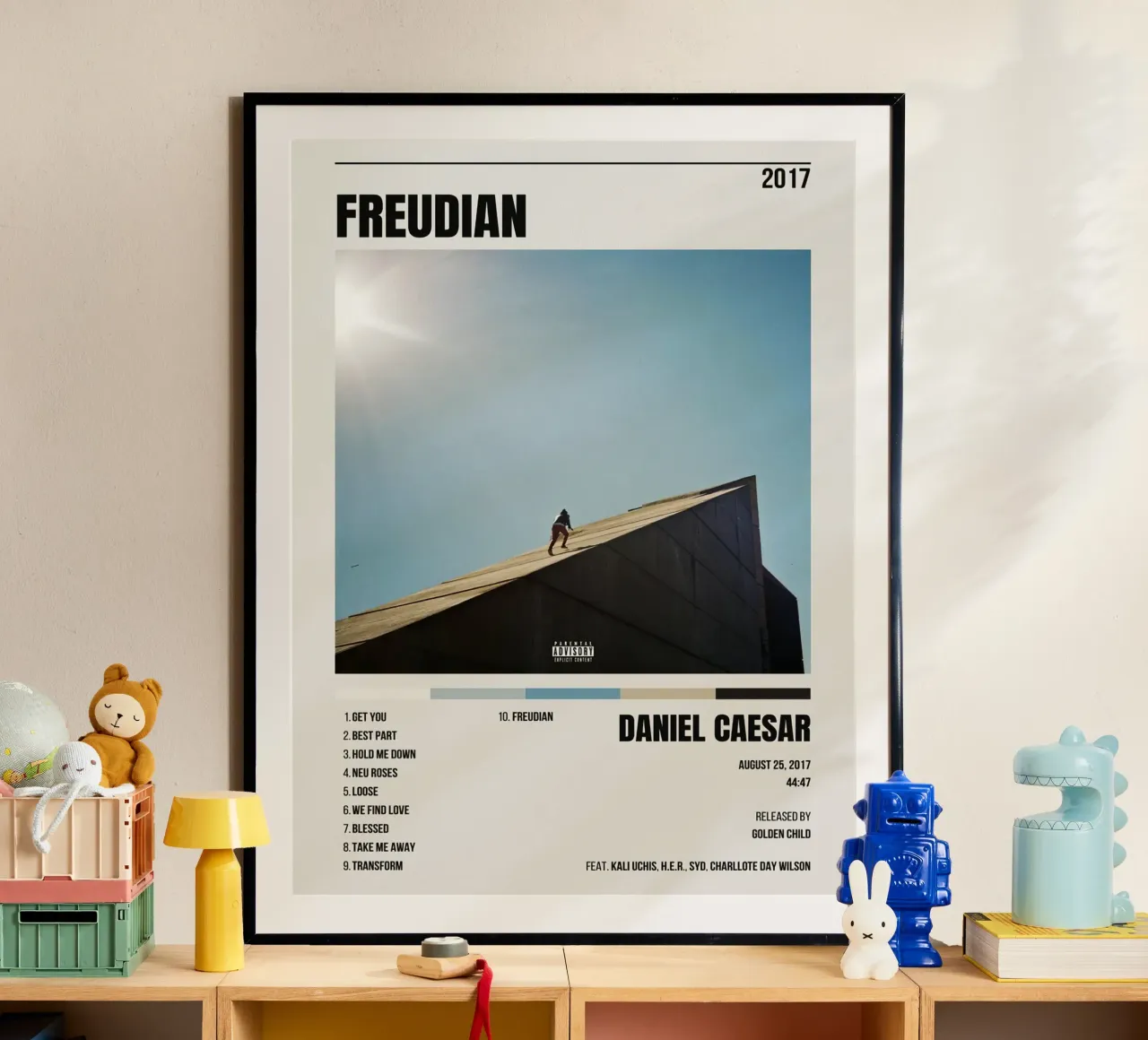 Daniel Caesar Freudian carta hahnemühle da Raptor Metafora