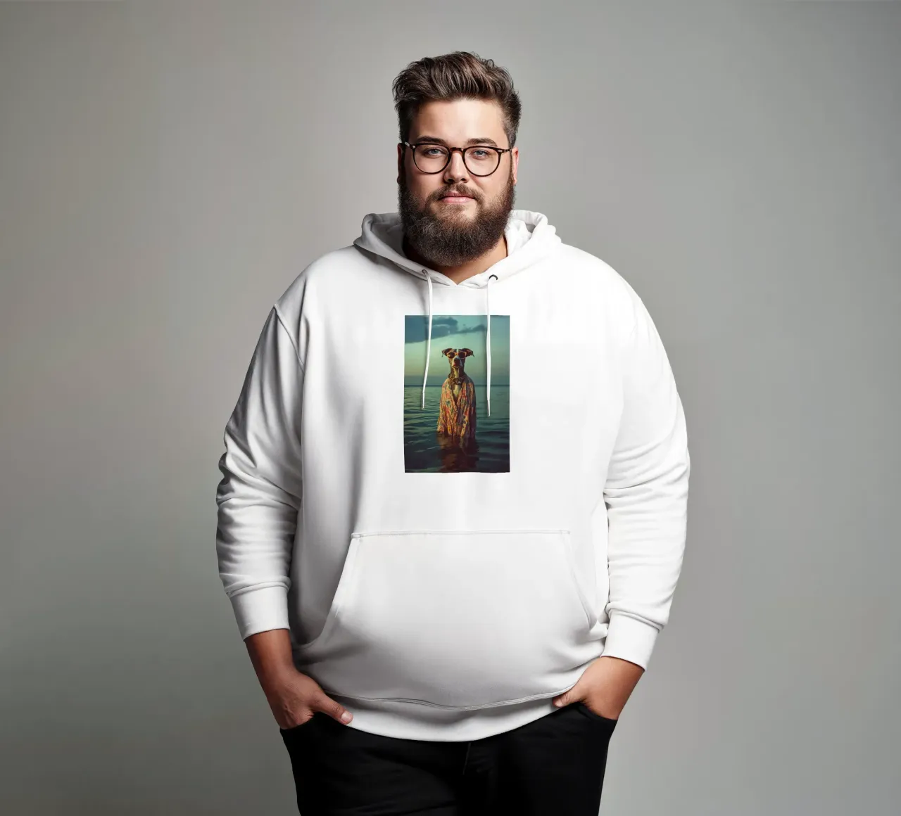 Antoine felpa con cappuccio da Affiches Chien Originales – Dogland