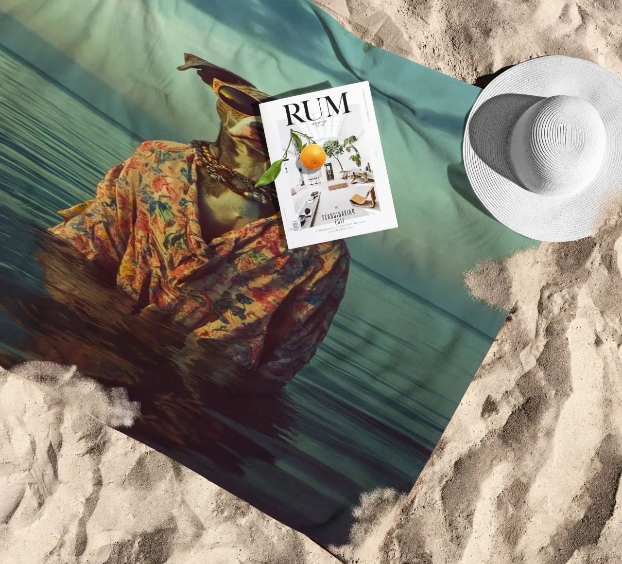 Antoine telo mare da Affiches Chien Originales – Dogland