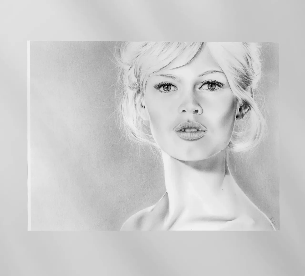 Brigitte Bardot in posa pellicola backlit da vintgeseyn