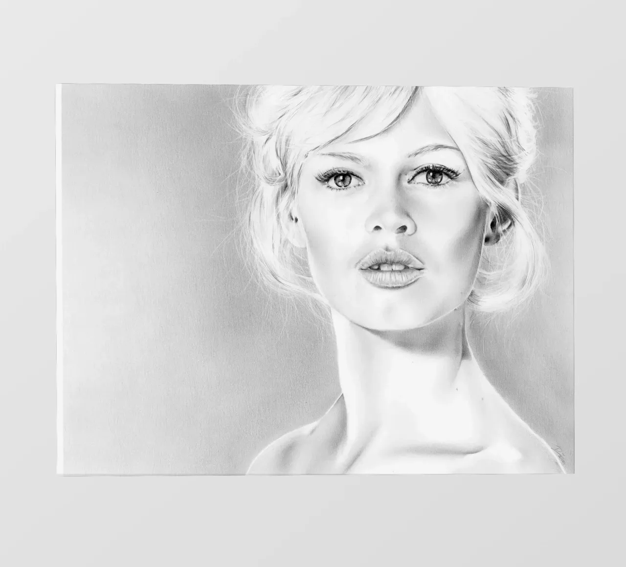 Brigitte Bardot in posa pellicola backlit da vintgeseyn