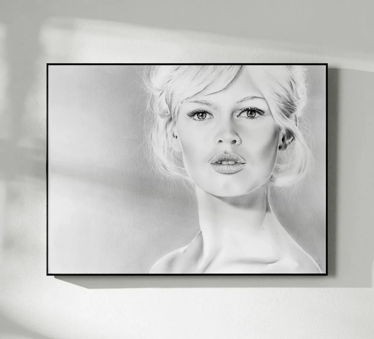 Brigitte Bardot in posa plexiglass da vintgeseyn