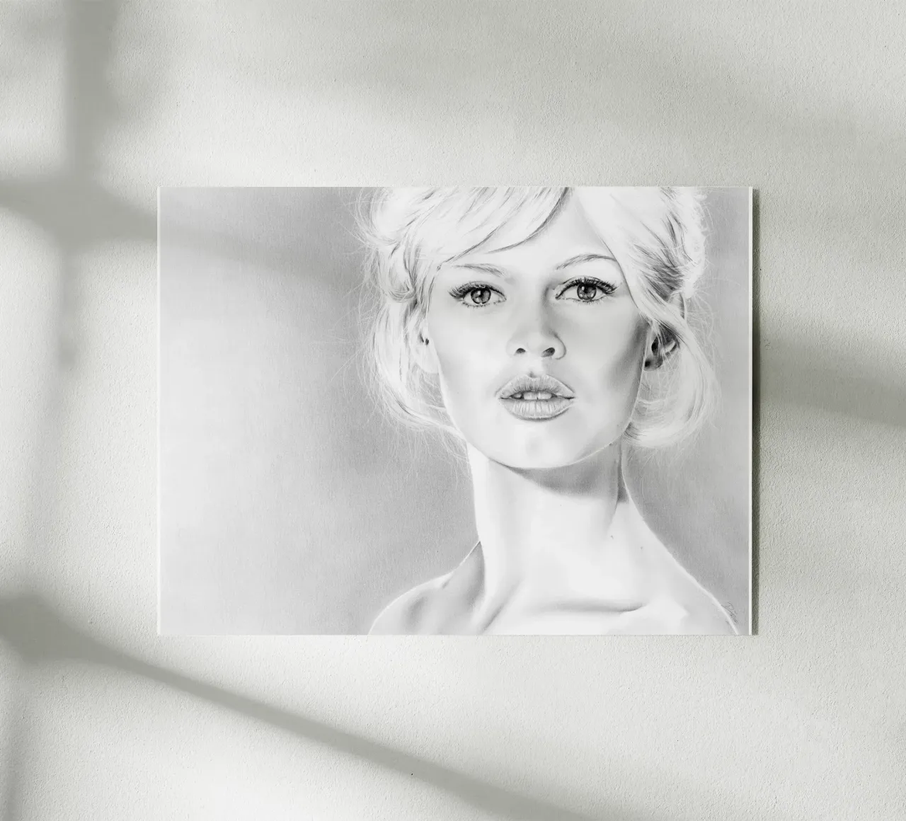 Brigitte Bardot in posa plexiglass da vintgeseyn