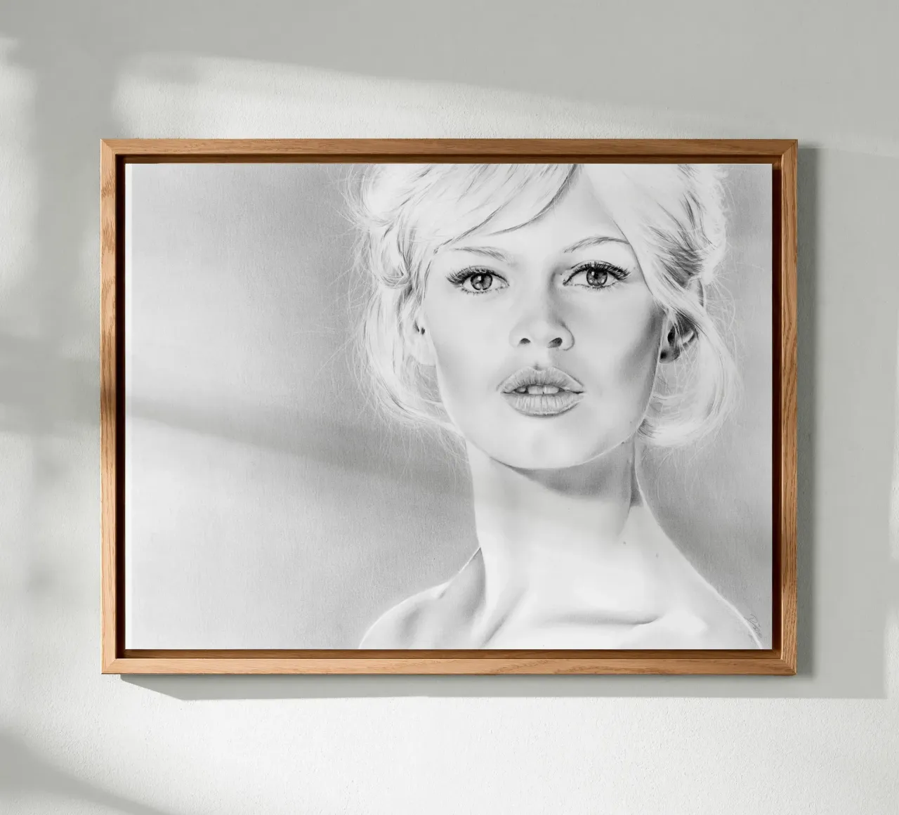 Brigitte Bardot in posa alluminio dibond da vintgeseyn