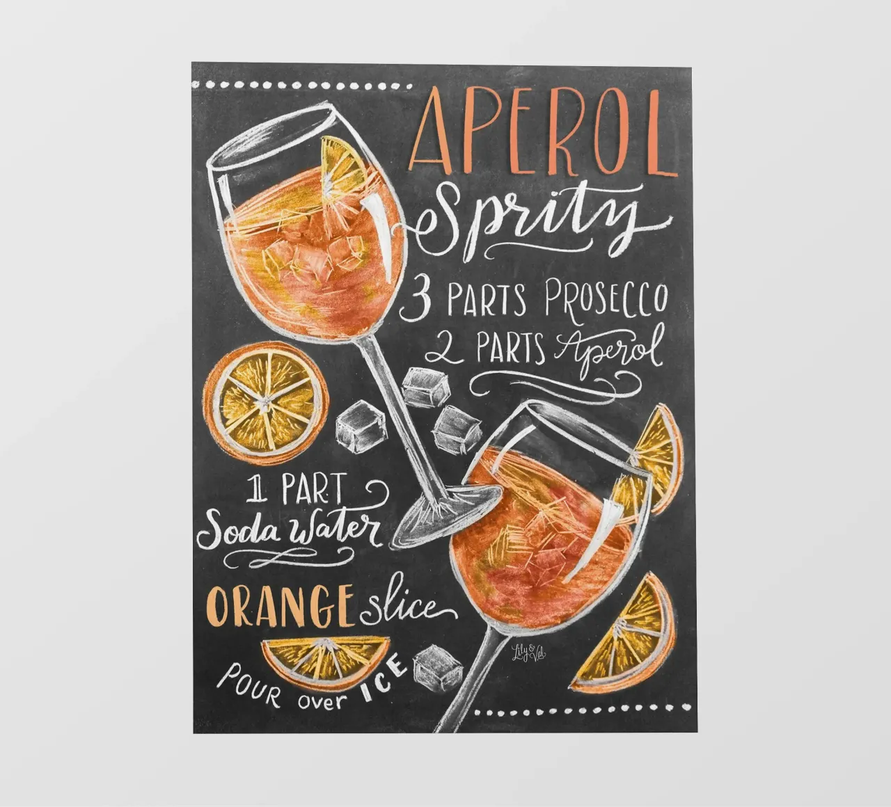 Aperol Spritz di Lily & Val pellicola backlit da Jared