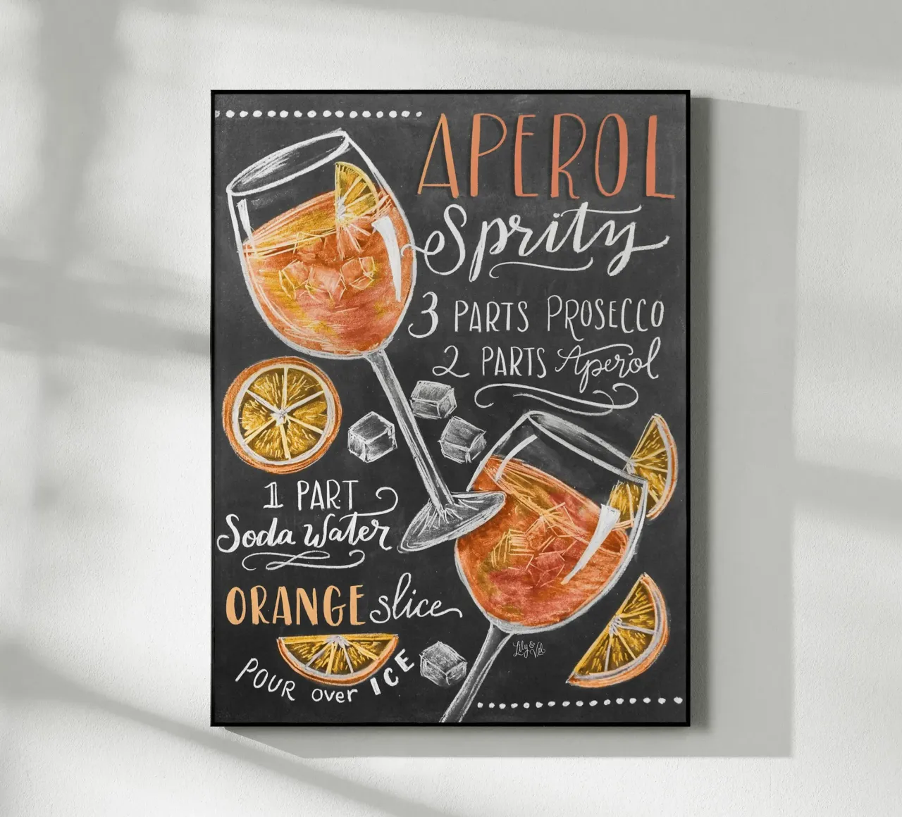 Aperol Spritz di Lily & Val plexiglass da Jared