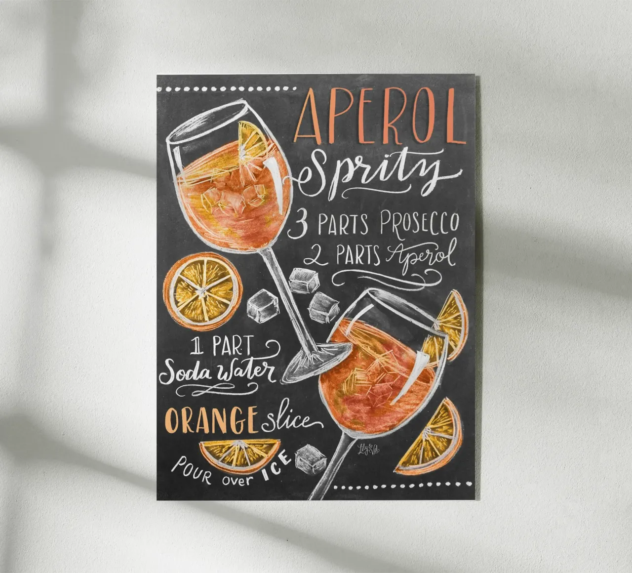Aperol Spritz di Lily & Val plexiglass da Jared