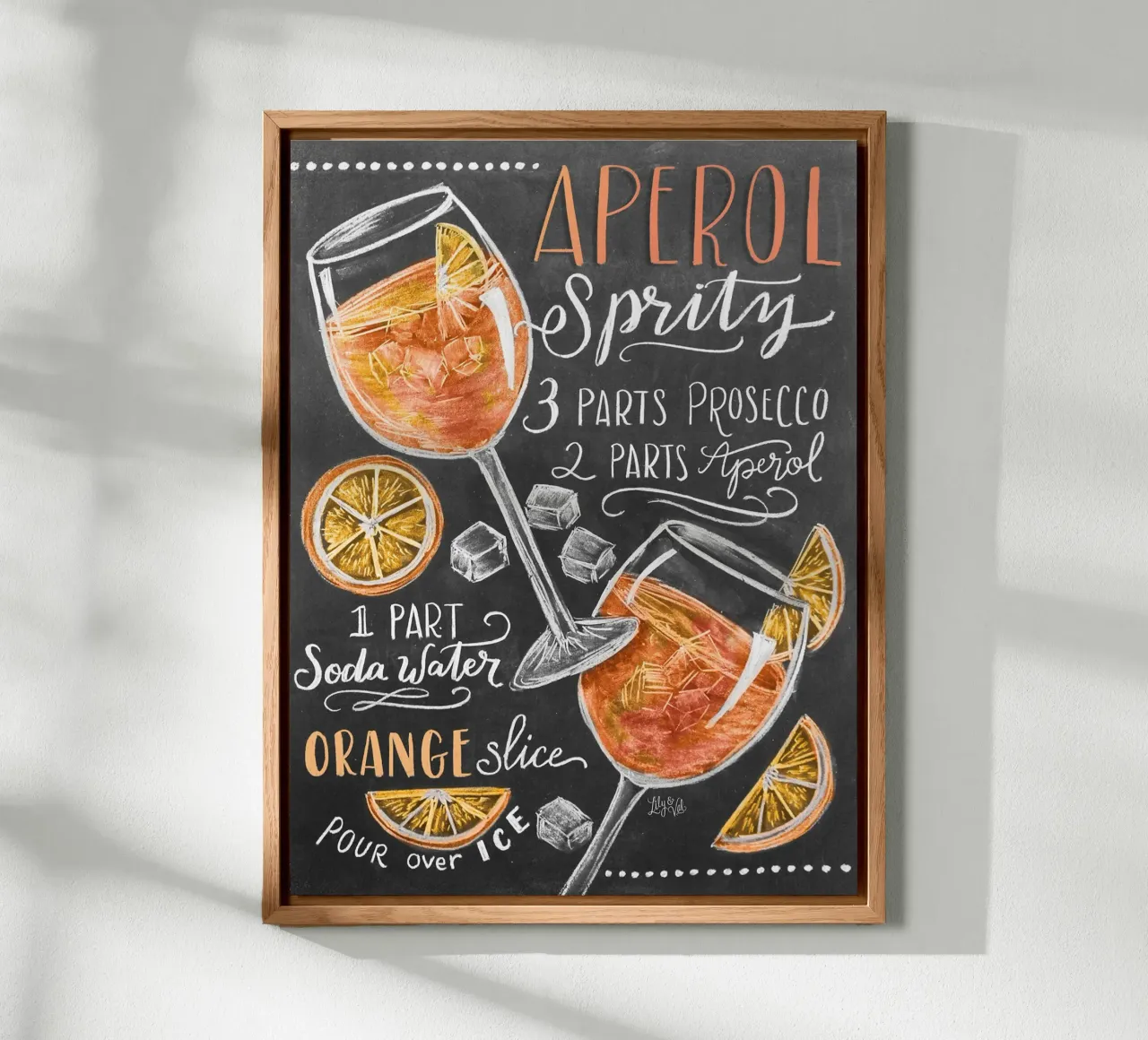Aperol Spritz di Lily & Val alluminio dibond da Jared