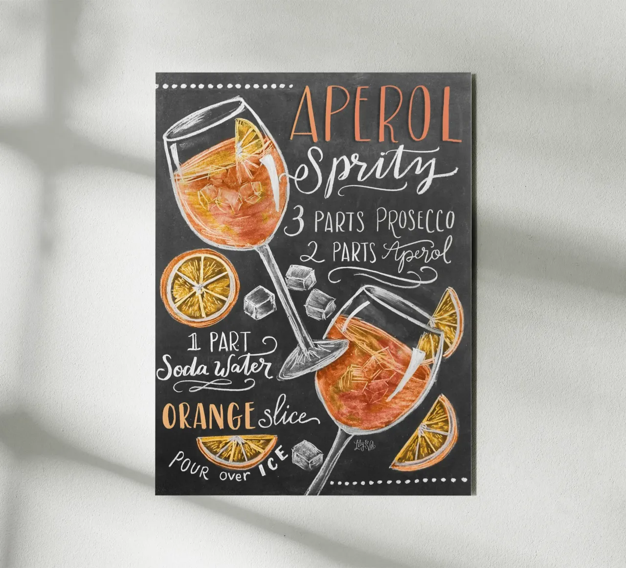 Aperol Spritz di Lily & Val alluminio dibond da Jared