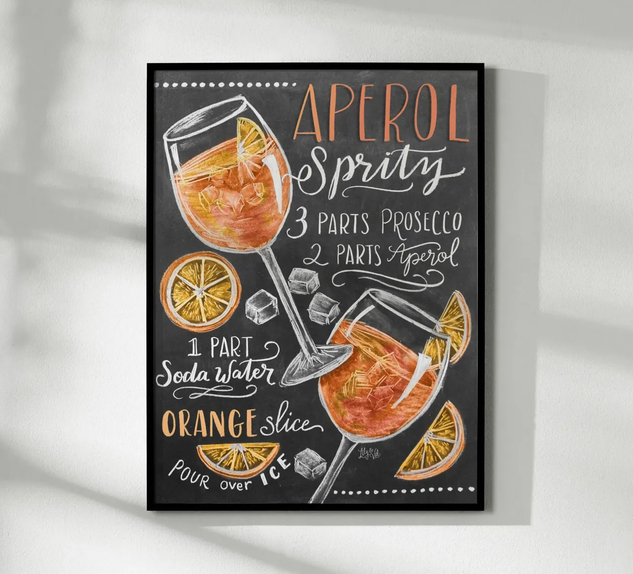 Aperol Spritz di Lily & Val carta hahnemühle da Jared