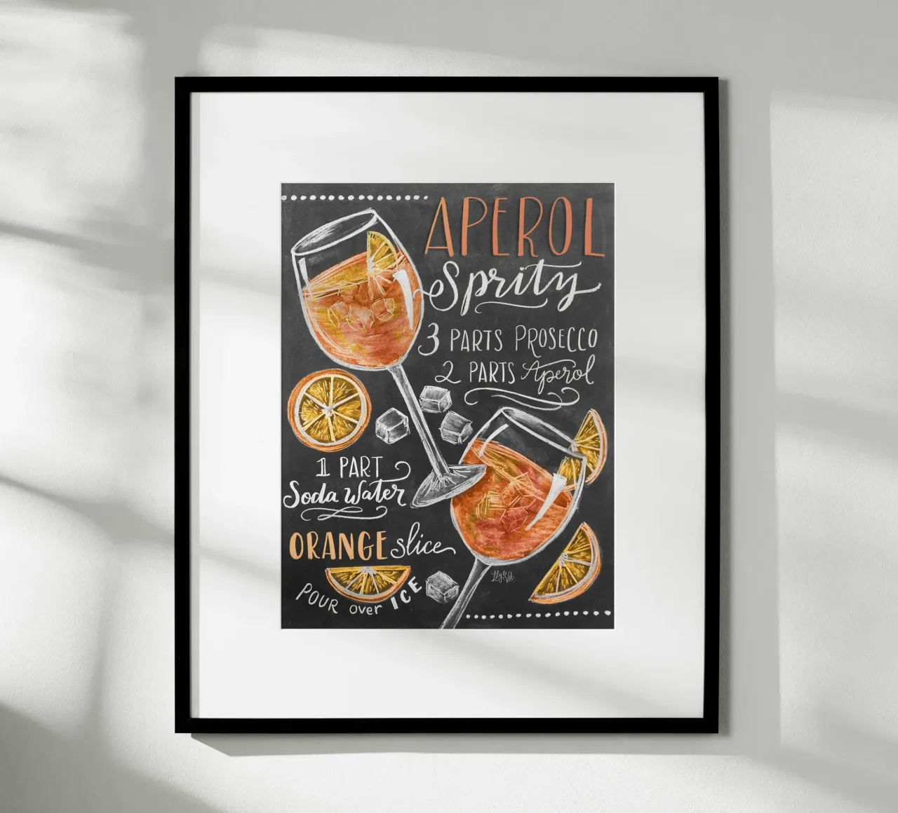 Aperol Spritz di Lily & Val carta hahnemühle da Jared