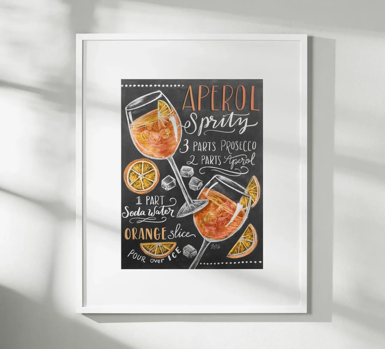 Aperol Spritz di Lily & Val carta hahnemühle da Jared