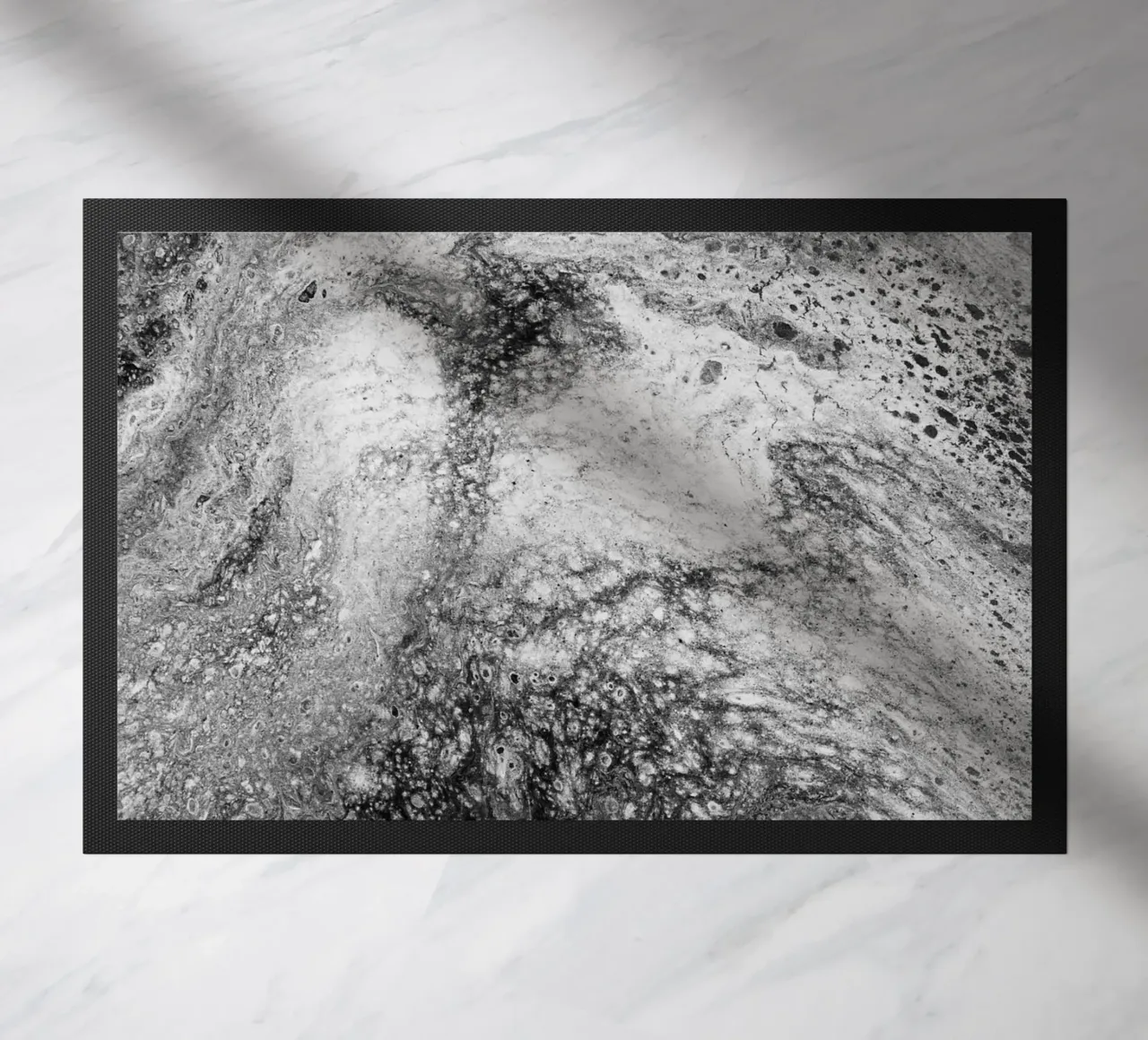 Abstract Artwork Greyscale #4 zerbino da kathrinmay