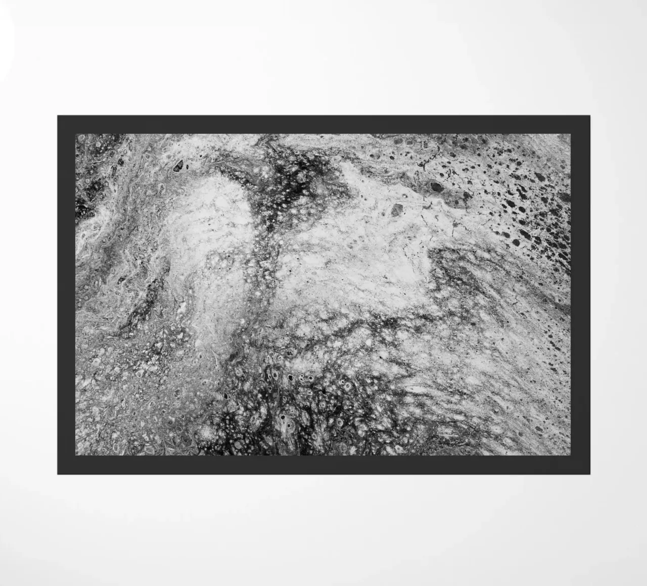 Abstract Artwork Greyscale #4 zerbino da kathrinmay