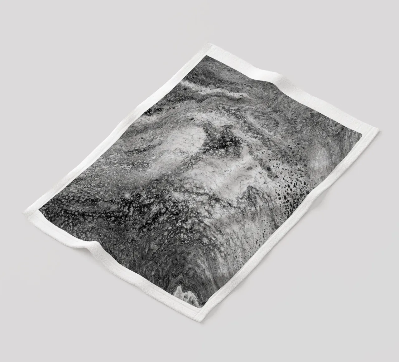 Abstract Artwork Greyscale #4 coperta in pile da kathrinmay