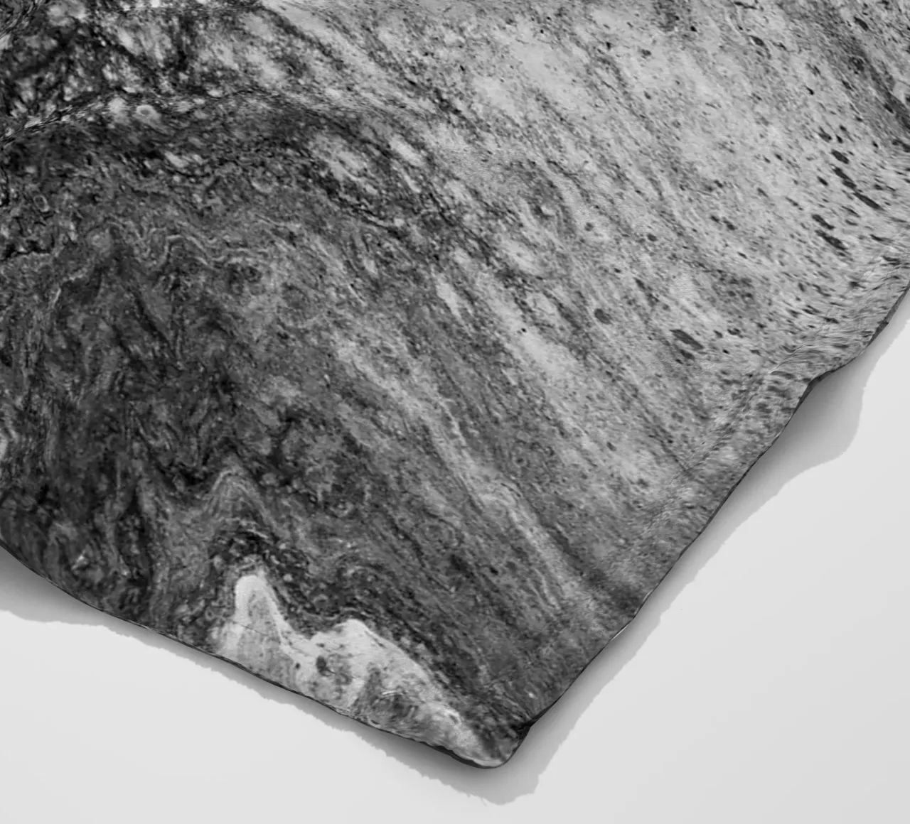 Abstract Artwork Greyscale #4 coperta in pile da kathrinmay