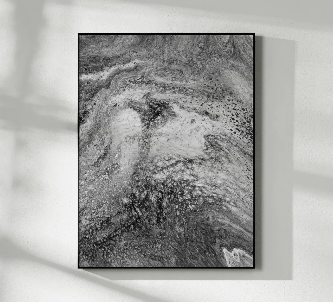 Abstract Artwork Greyscale #4 plexiglass da kathrinmay