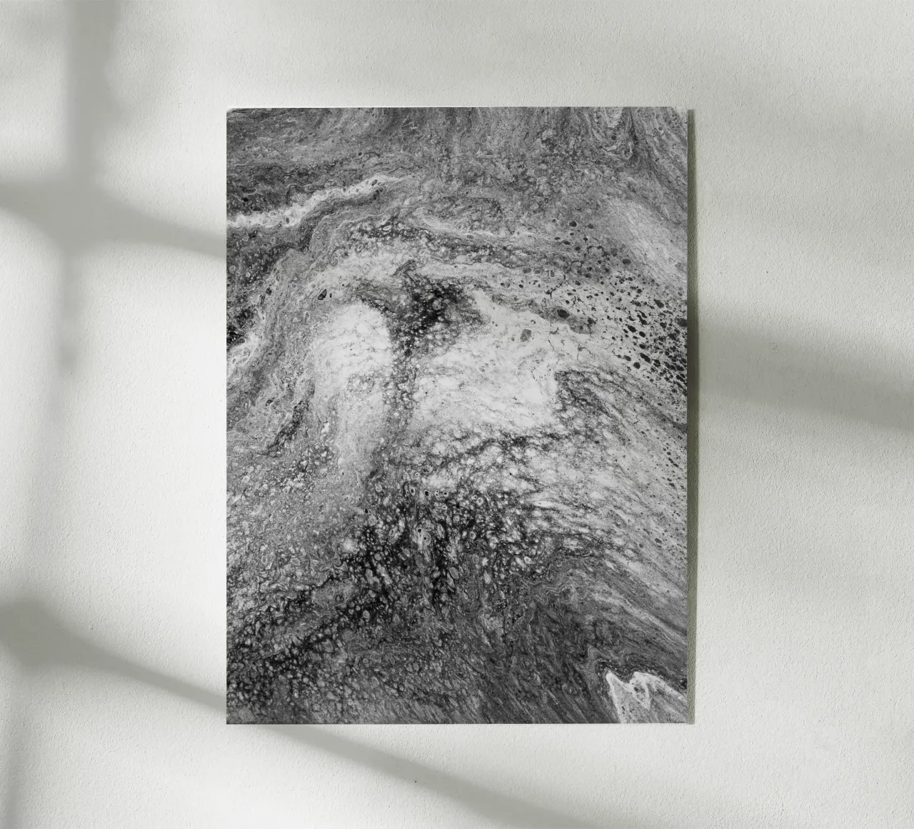 Abstract Artwork Greyscale #4 plexiglass da kathrinmay
