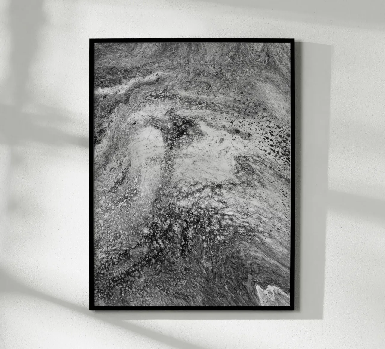 Abstract Artwork Greyscale #4 carta hahnemühle da kathrinmay