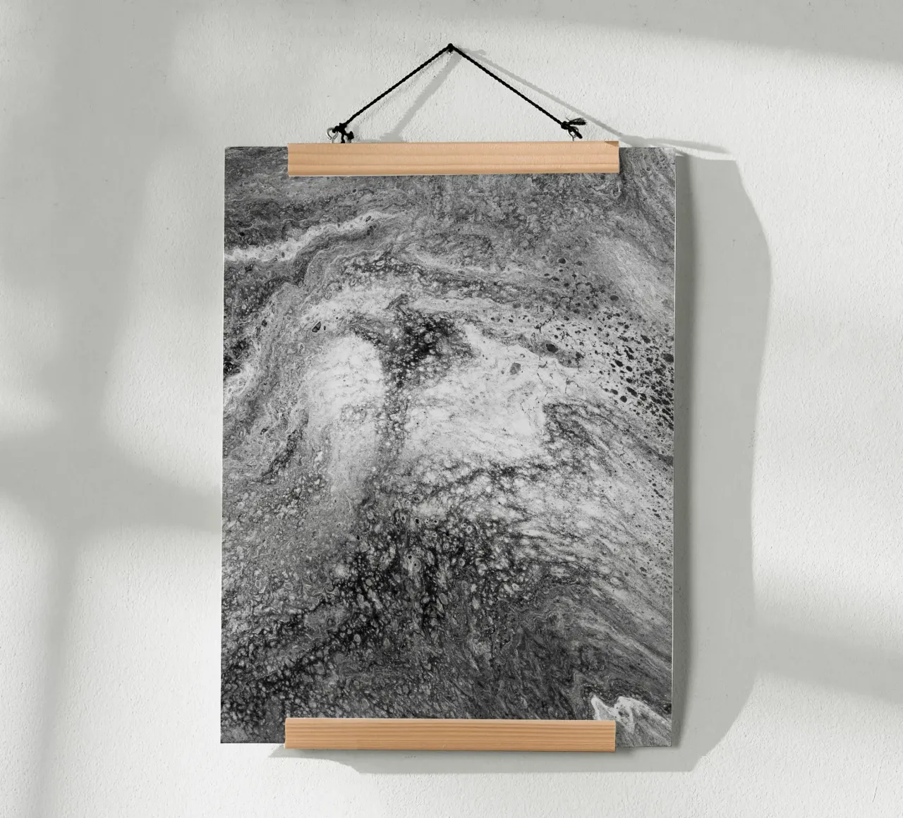 Abstract Artwork Greyscale #4 carta hahnemühle da kathrinmay