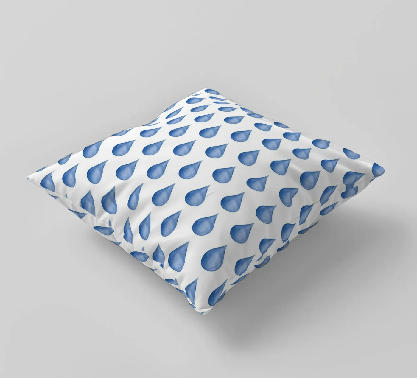 Waterdrop Pattern #1 Kissen von kathrinmay