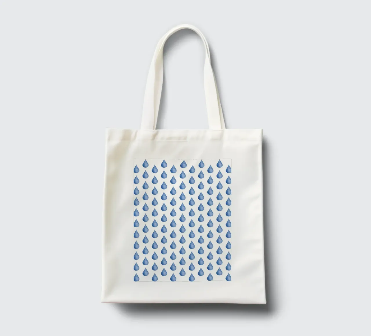 Waterdrop Pattern #1 borsa in juta da kathrinmay
