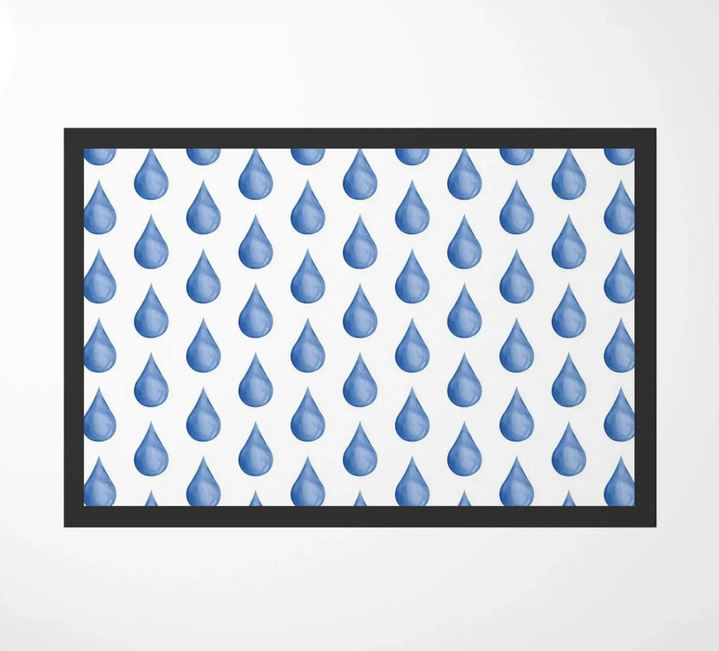 Waterdrop Pattern #1 deurmat van kathrinmay