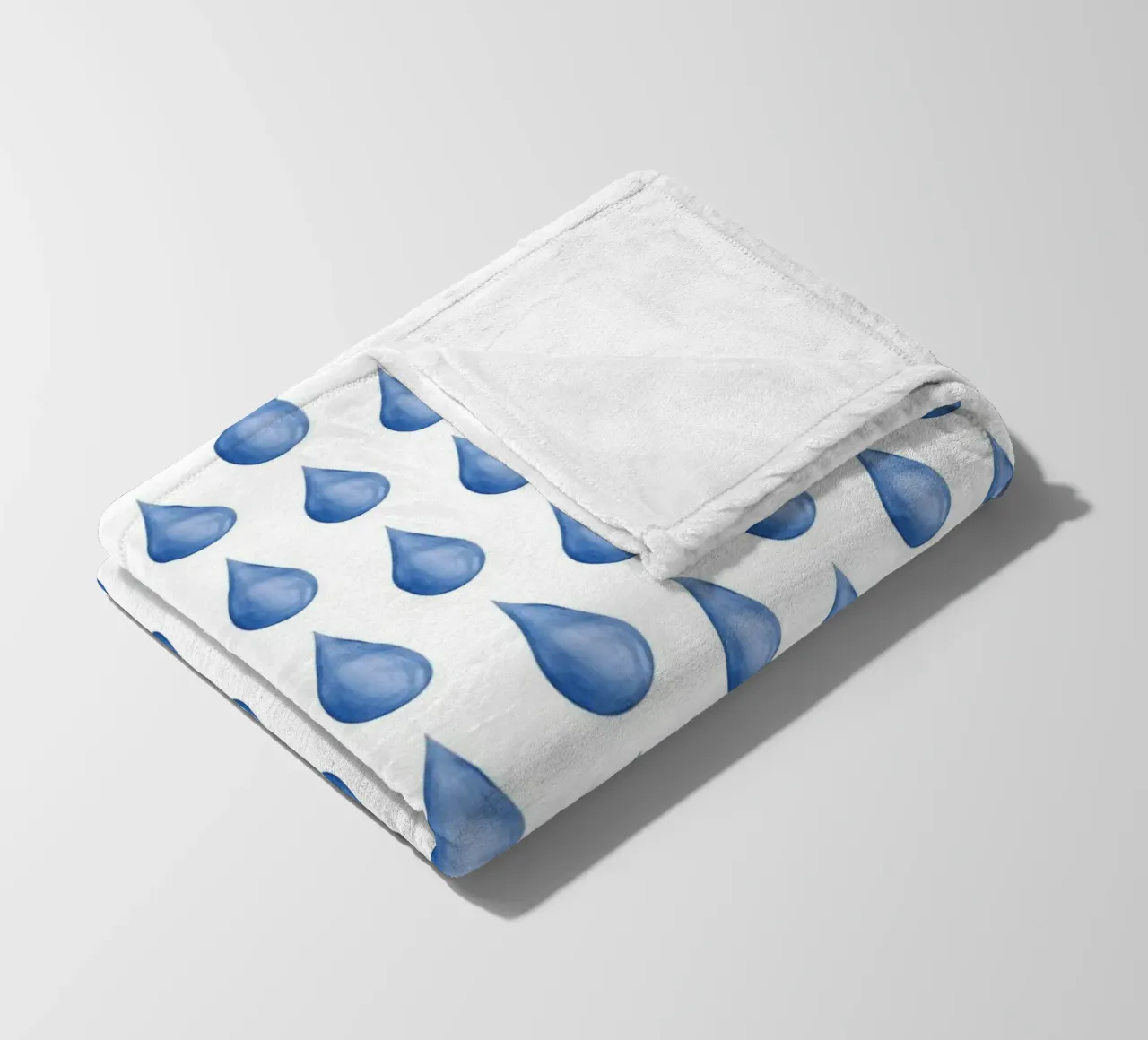 Waterdrop Pattern #1 coperta in pile da kathrinmay