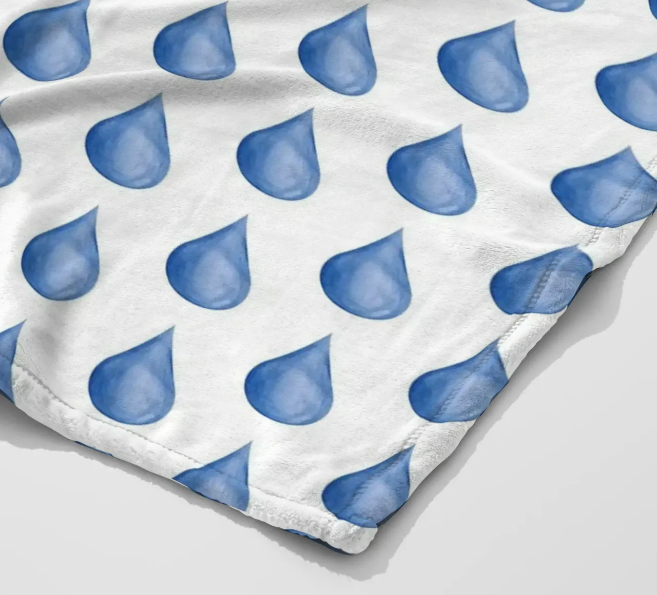 Waterdrop Pattern #1 coperta in pile da kathrinmay