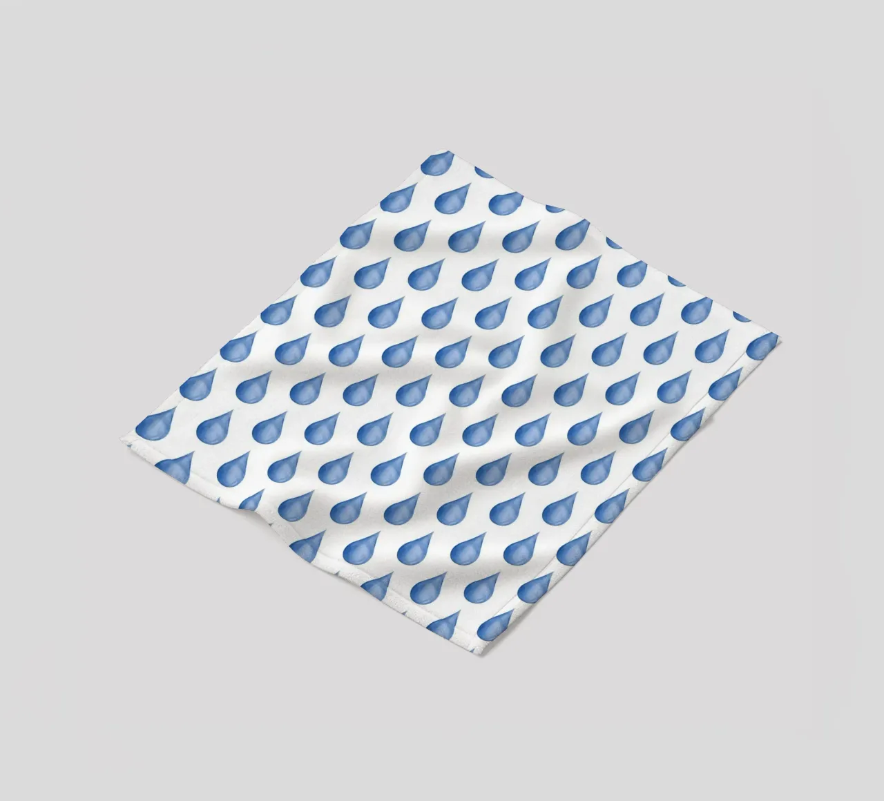 Waterdrop Pattern #1 coperta in pile da kathrinmay