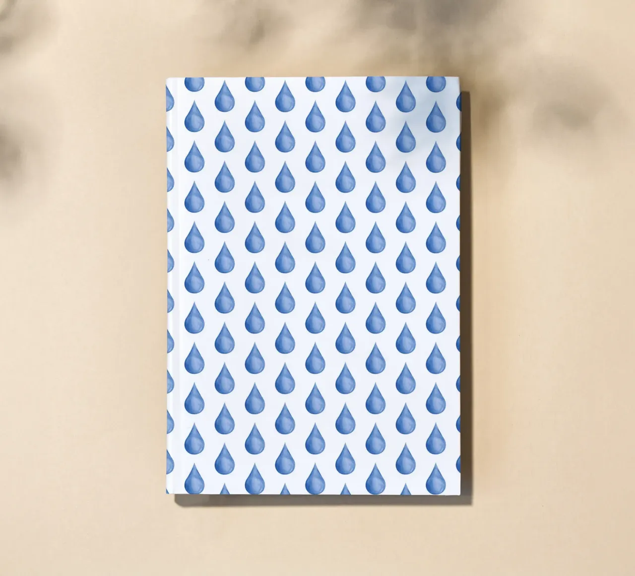 Waterdrop Pattern #1 notebook by kathrinmay