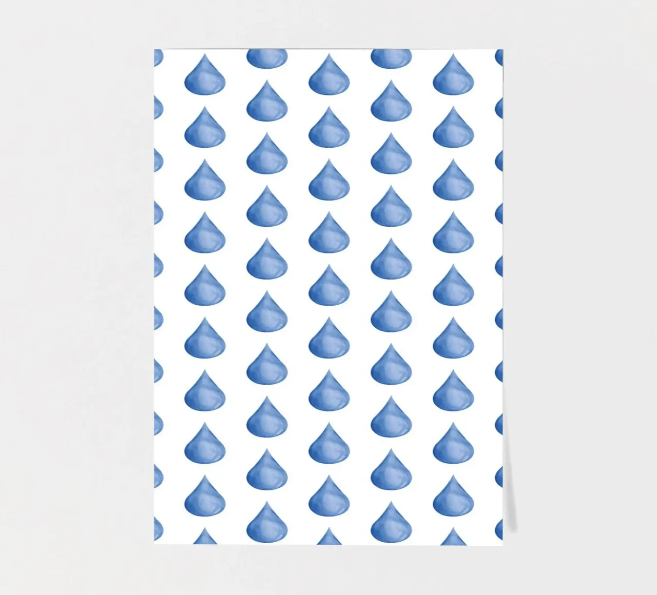 Waterdrop Pattern #1 sticker sheet by kathrinmay