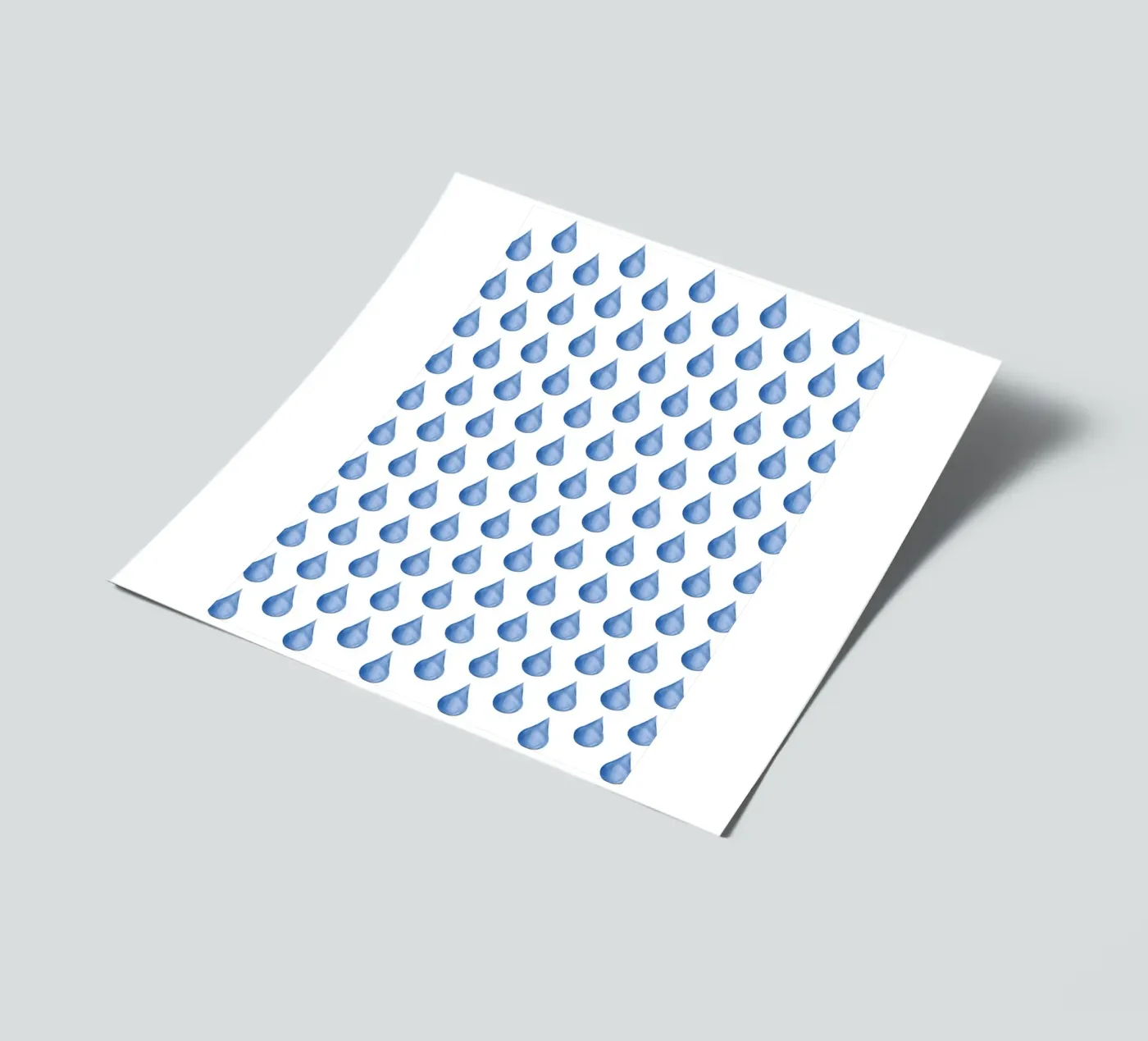 Waterdrop Pattern #1 sticker sheet by kathrinmay